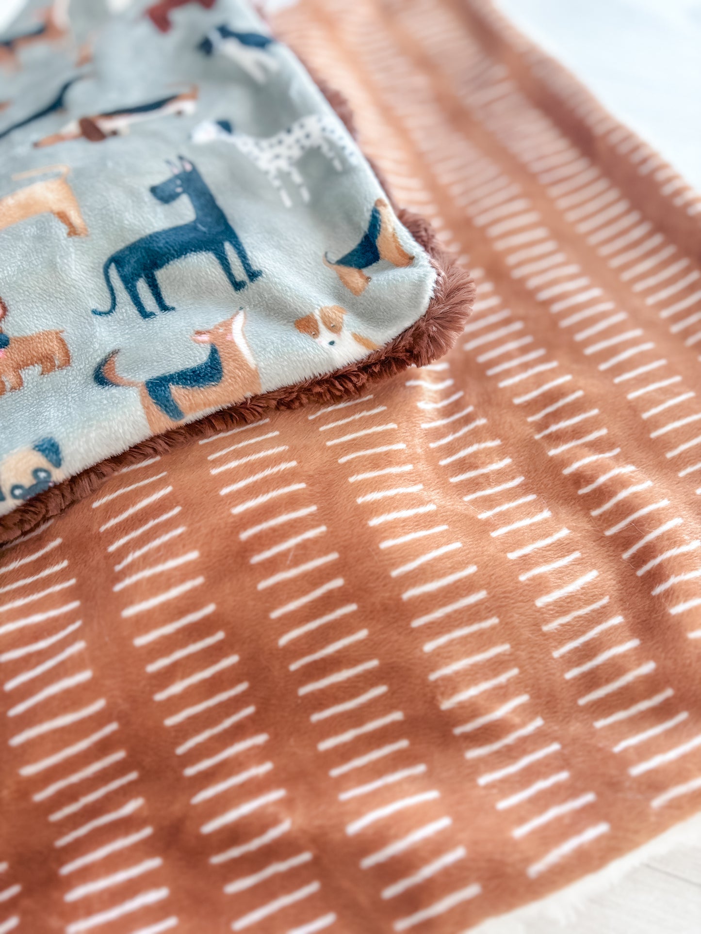 Brown and White Lovey