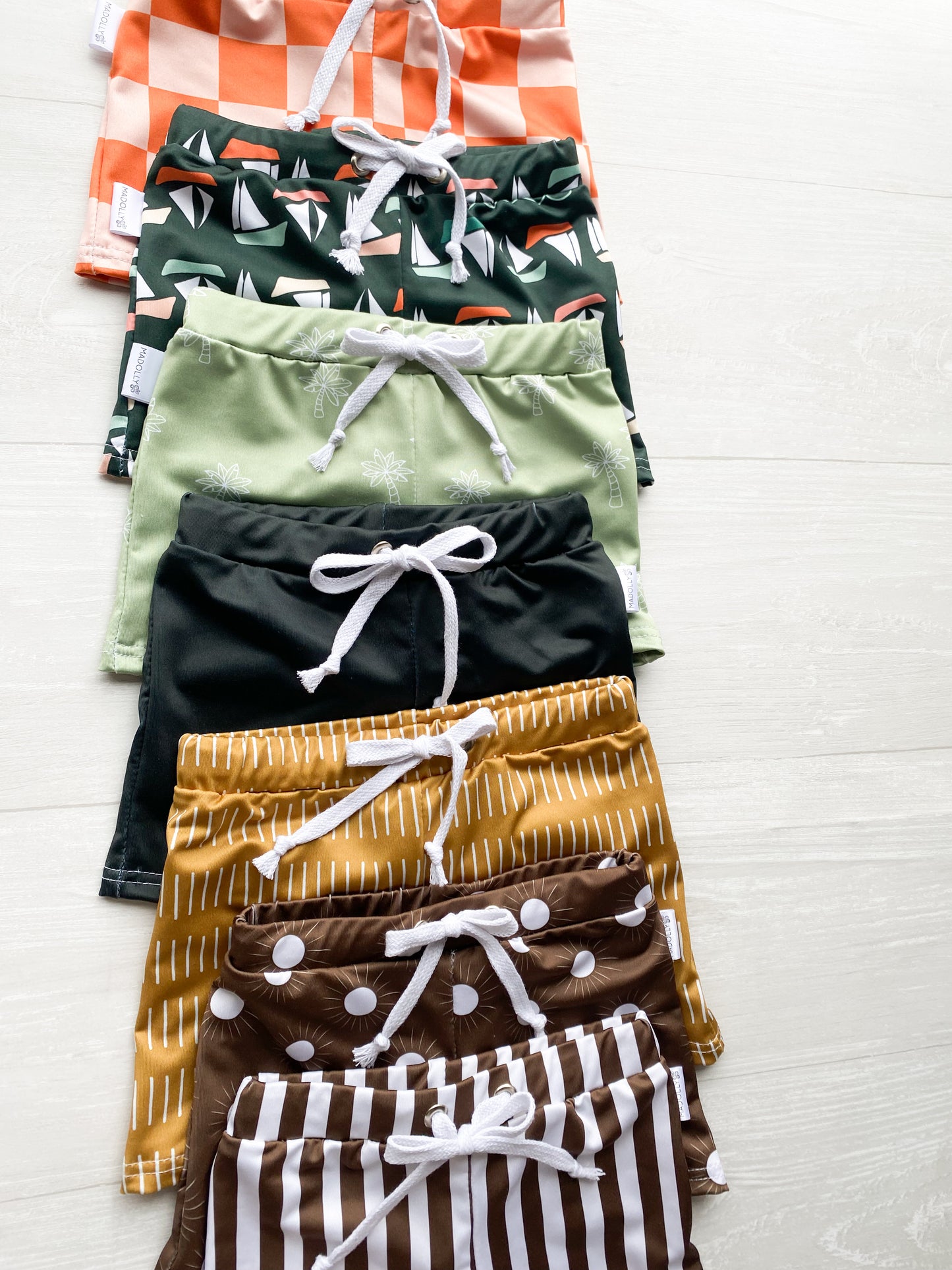 Mustard Swim Trunks