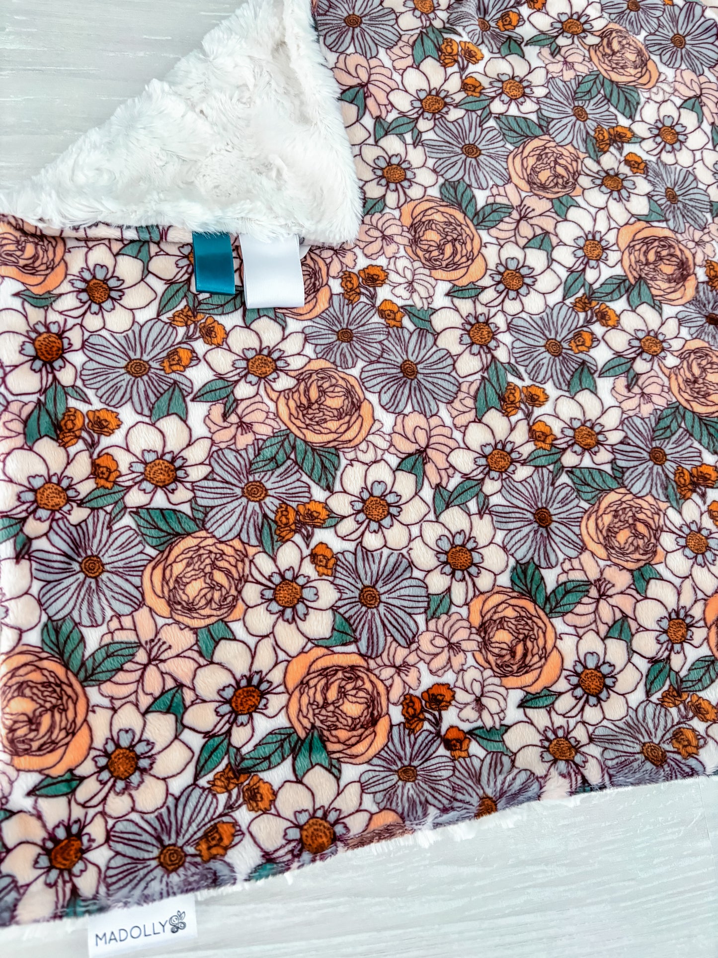 Muted Mauve Floral Lovey