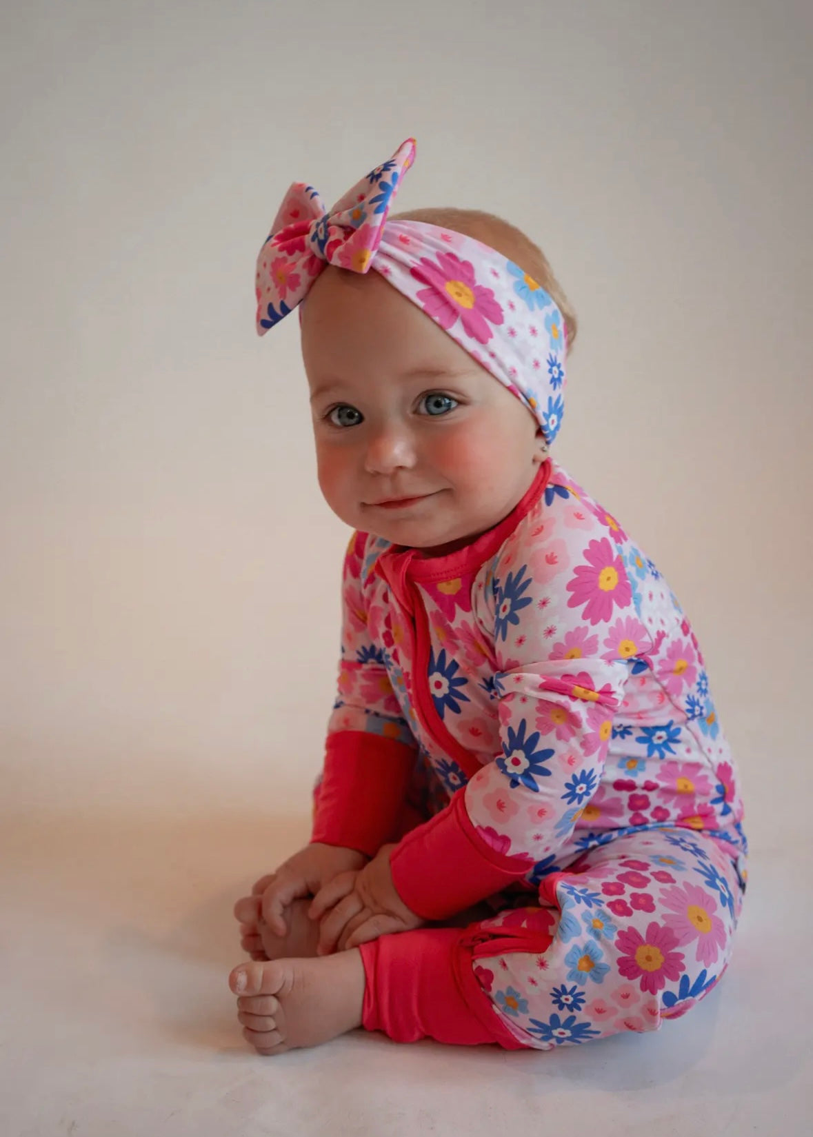 Summer Floral Bamboo Zip and 2 Piece Sets