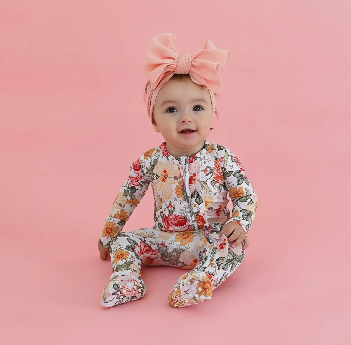 Nella Floral Ruffle Bamboo