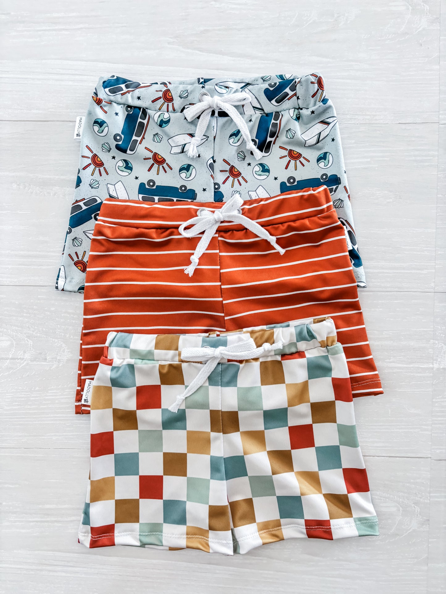 Beachy Day Swim Trunks