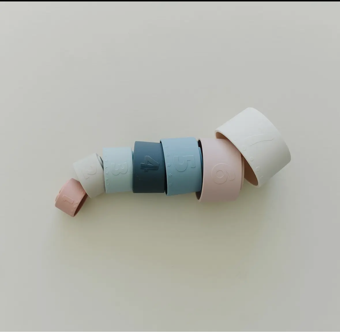 Classic Silicone Stacking Cups