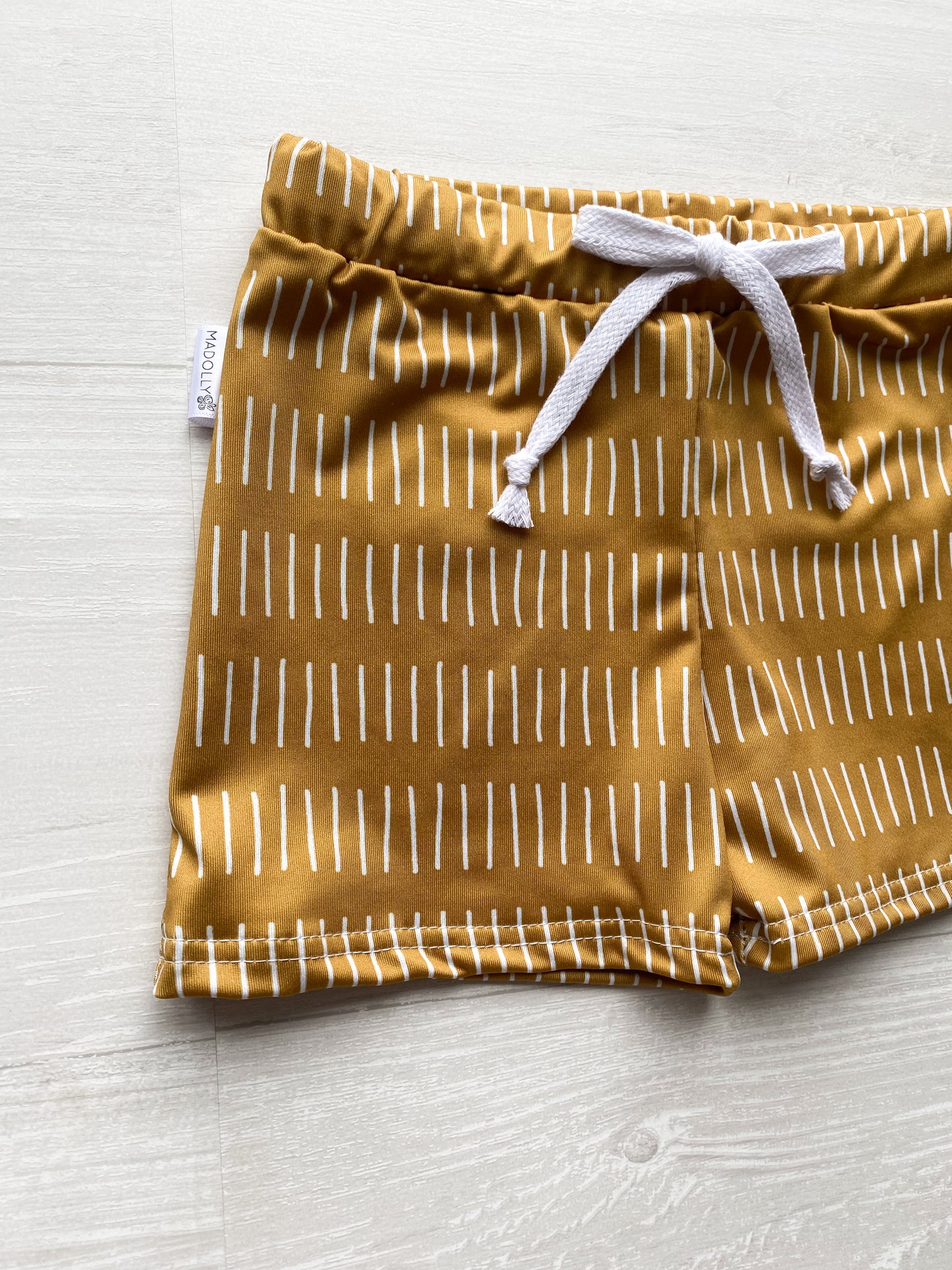 Mustard Swim Trunks