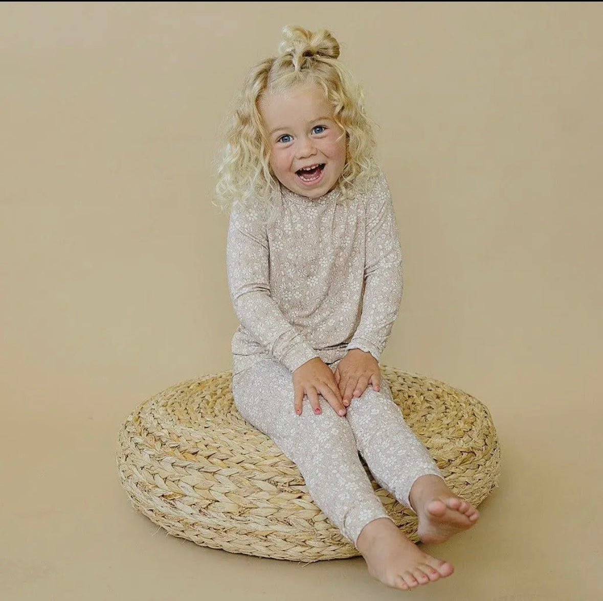Dainty Ditsy Floral 2-Piece Toddler Bamboo Set