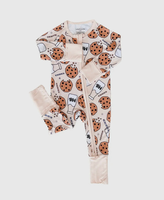 Milk & Cookies Bamboo Romper