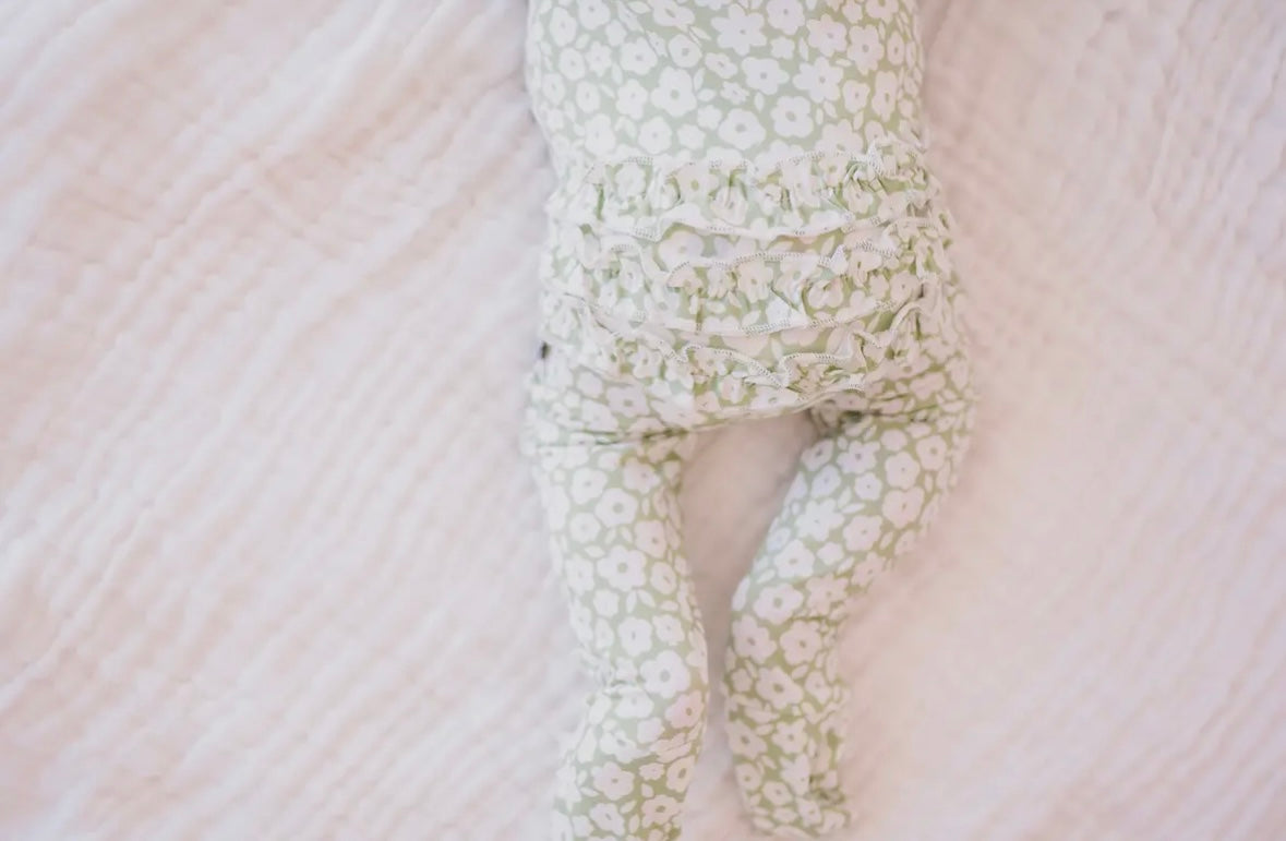 Sage Ditsy Floral One Piece