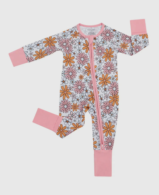 Retro Garden Bamboo Romper