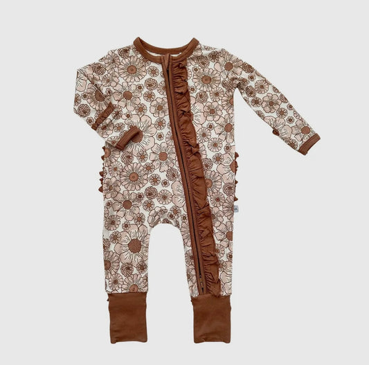 Flower Garden Ruffle One Piece