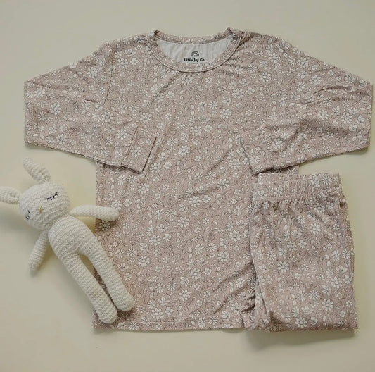 Dainty Ditsy Floral 2-Piece Toddler Bamboo Set