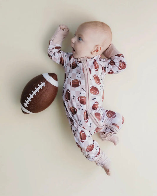 Football Gameday Bamboo Romper