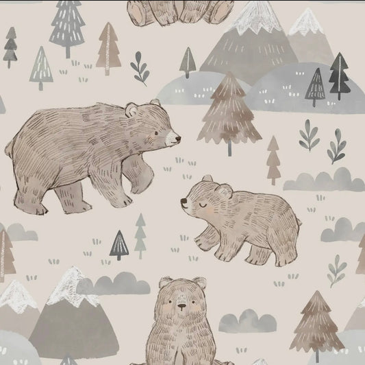 Moutain Bears Bamboo One-Piece