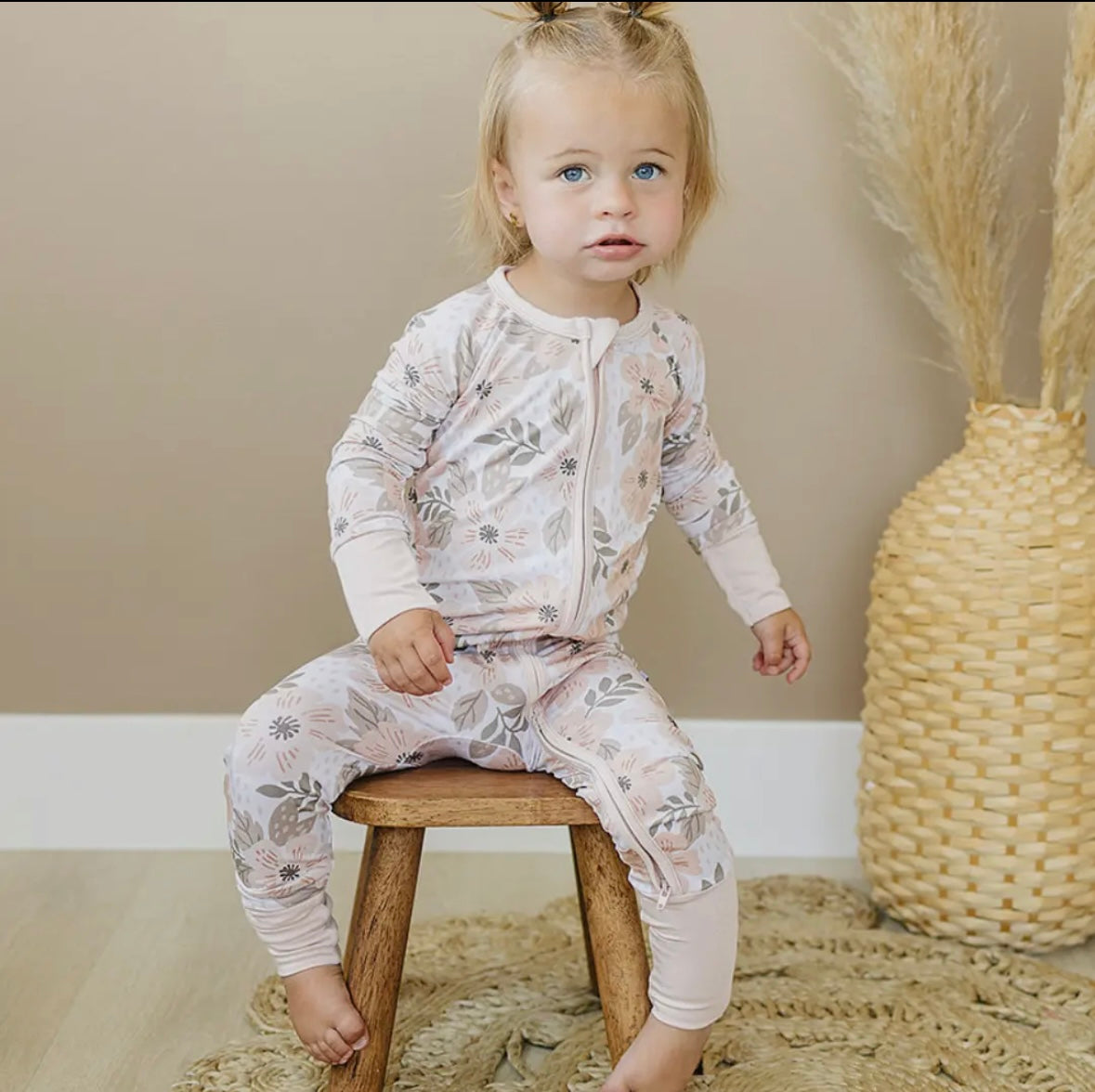 Muted Floral One Piece