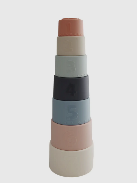 Classic Silicone Stacking Cups