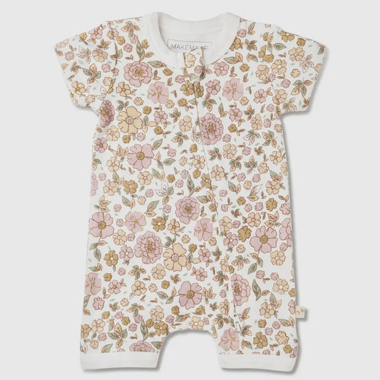 Organic Short Zip Romper