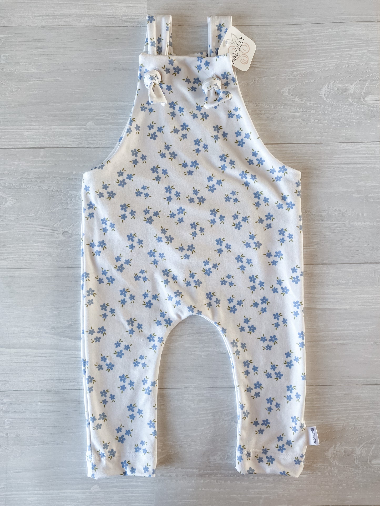 Dainty Ivory Overall Romper
