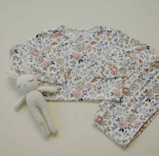 Pastel Petals 2-Piece Toddler Modal Set