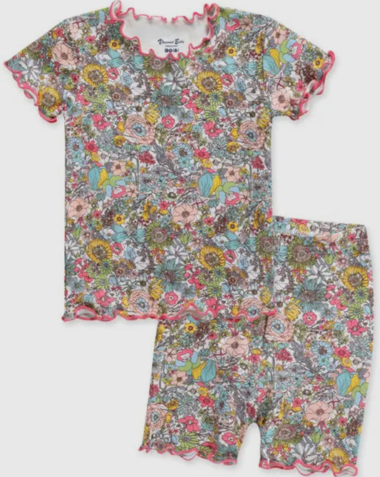 Shirring Girl Short Sleeve Viscous Pajama