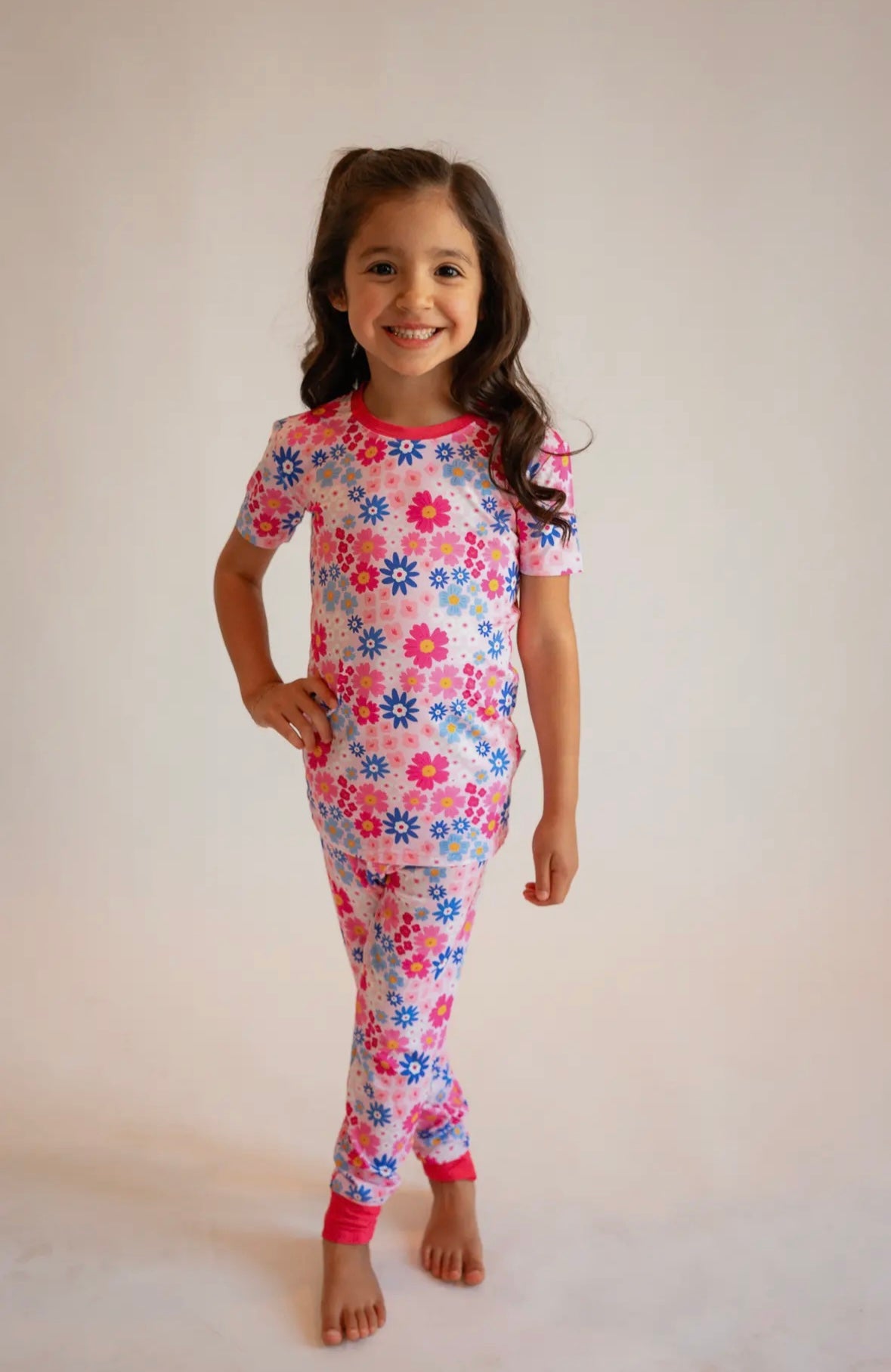 Summer Floral Bamboo Zip and 2 Piece Sets