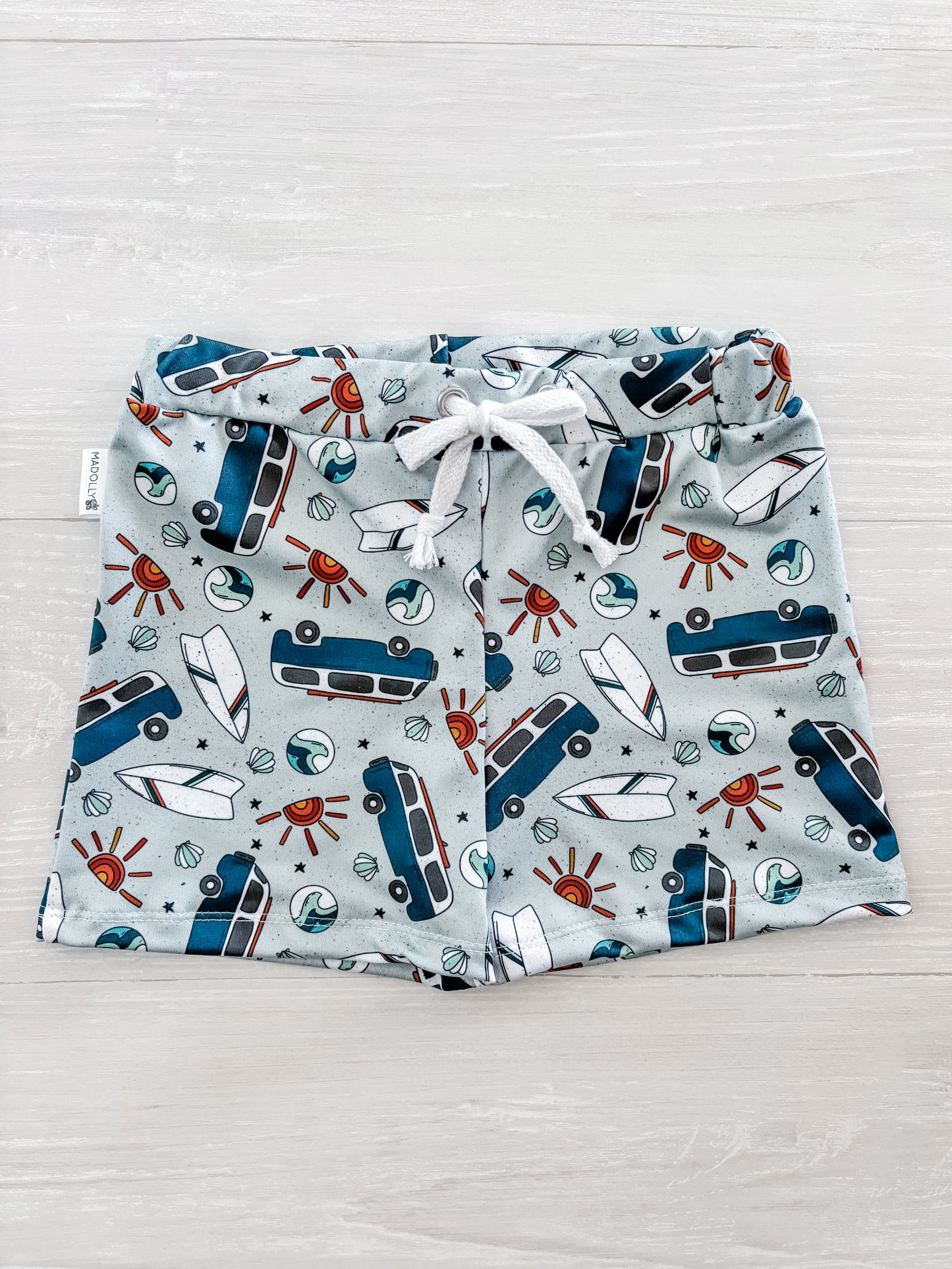 Beachy Day Swim Trunks