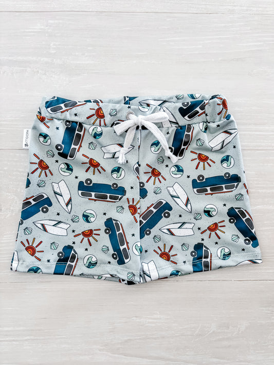 Beachy Day Swim Trunks