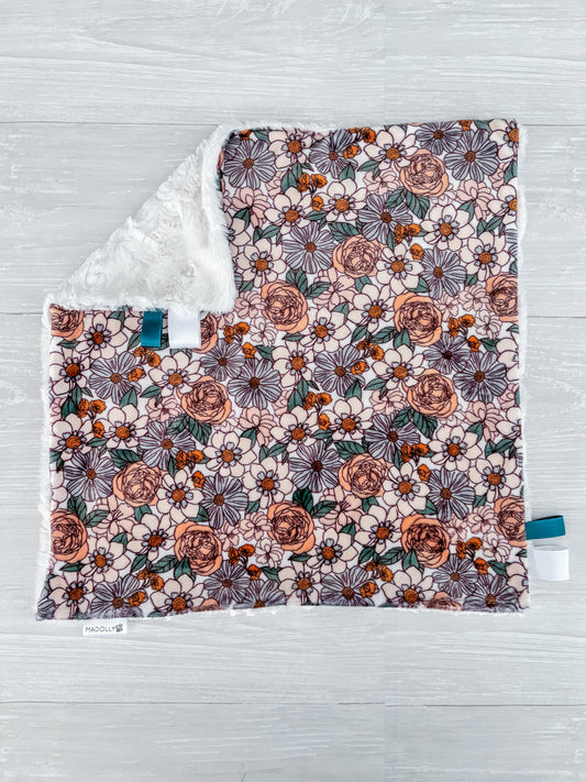 Muted Mauve Floral Lovey