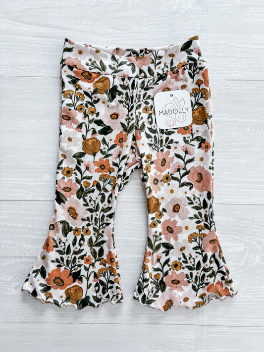 Pink & Olive Flare Pants
