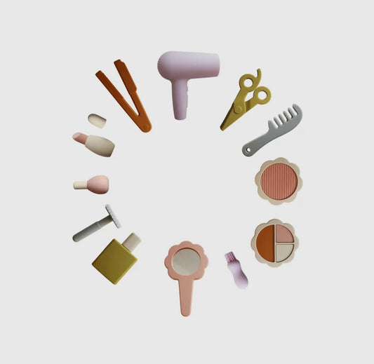 Silicone Hair and Makeup Playset